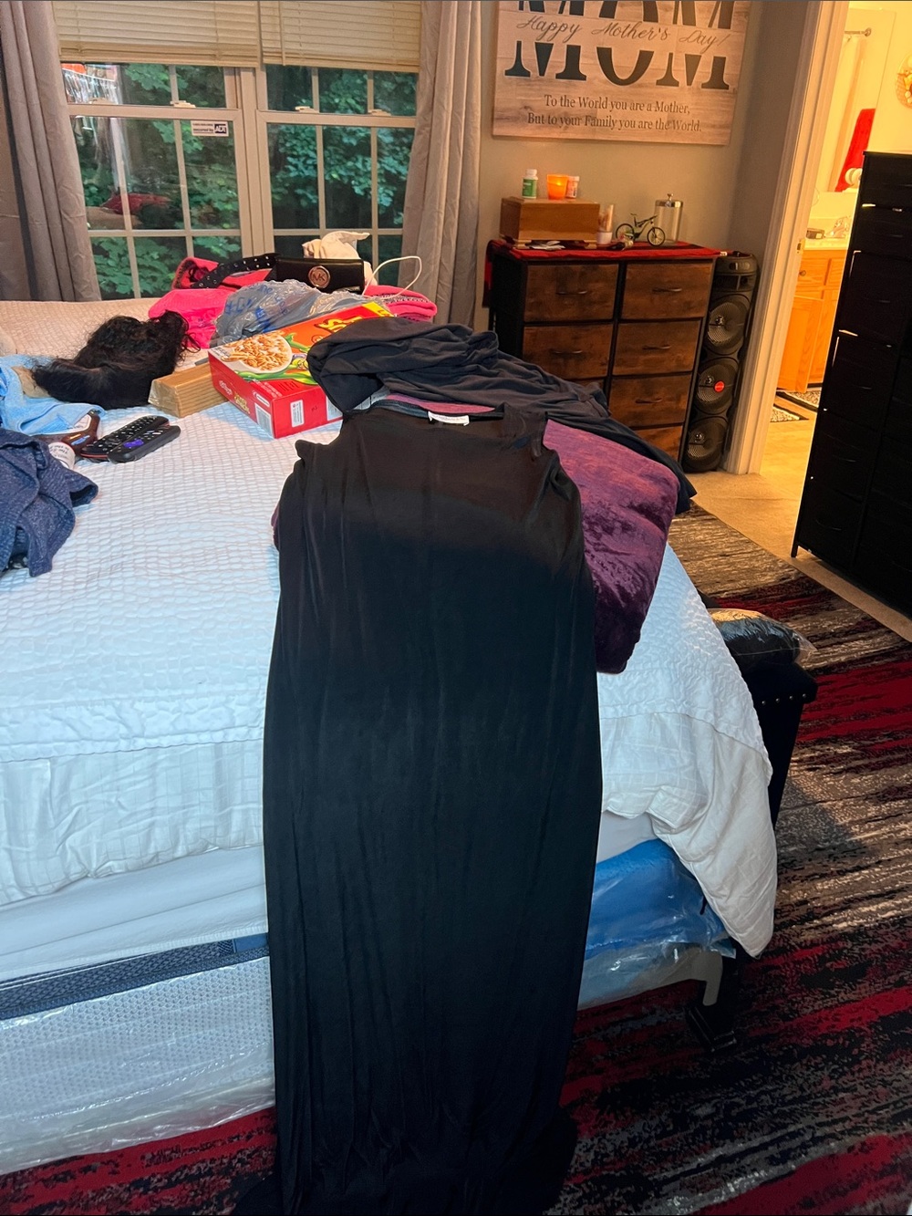 Black Sleeveless Maxi Dress